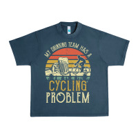 Midnight Navy my drinking team has a cycling problem cotton t shirt funny dad gift c Urban Heavy Tee - longCreatives