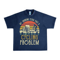 Navy my drinking team has a cycling problem cotton t shirt funny dad gift c Urban Heavy Tee - longCreatives