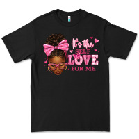Black it's the self love for me afro woman Premium Tee - texasbilliewilder