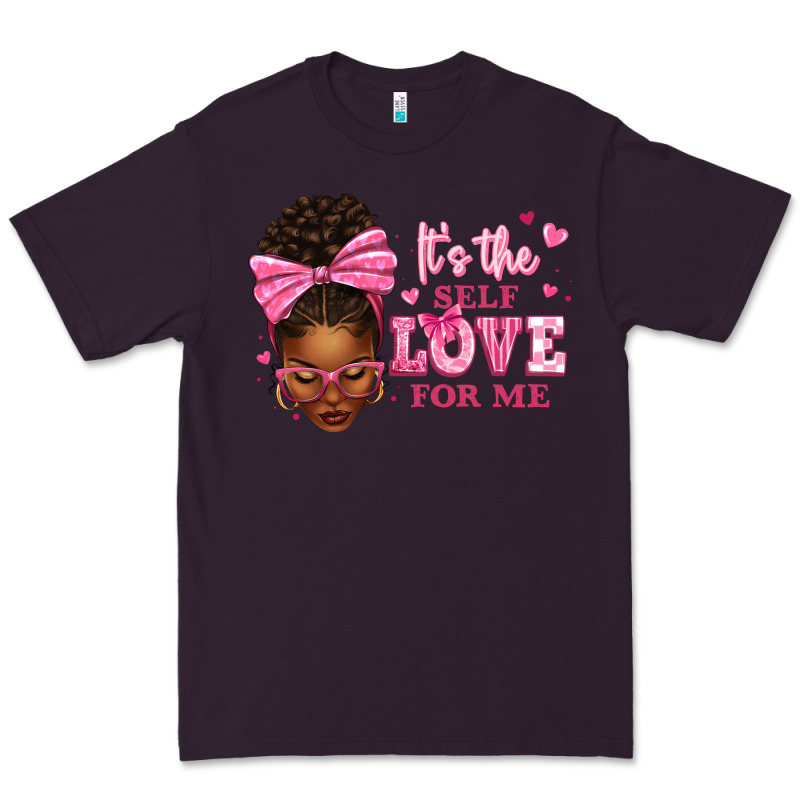 It's The Self Love For Me Afro Woman Premium Tee by texasbilliewilder | Teevron