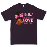 Plum it's the self love for me afro woman Premium Tee - texasbilliewilder