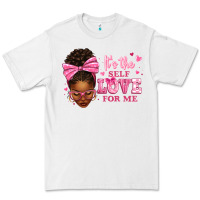 White it's the self love for me afro woman Premium Tee - texasbilliewilder