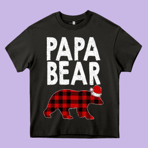 Papa Bear Heavy Core Tee Designed By Bettercallsaul