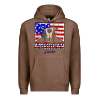 Chestnut American junkie Premium Hoodie - CowhideDigitalArt