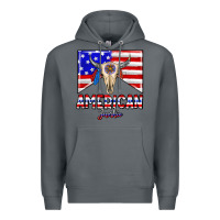 Rock American junkie Premium Hoodie - CowhideDigitalArt