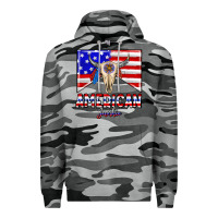 Slate Camo American junkie Premium Hoodie - CowhideDigitalArt