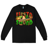 Black Fiesta squad Long Sleeve Tee - FaDigitalArtStudio