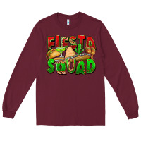 Burgundy Fiesta squad Long Sleeve Tee - FaDigitalArtStudio