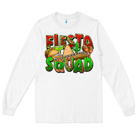White Fiesta squad Long Sleeve Tee - FaDigitalArtStudio