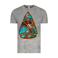 Cloud Rock turquoise cowhide arrowhead Vintage Tee - Jasminsmagicworld
