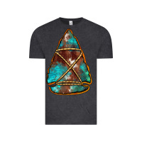 Vintage Black turquoise cowhide arrowhead Vintage Tee - Jasminsmagicworld