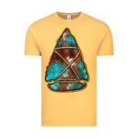 Vintage Mustard turquoise cowhide arrowhead Vintage Tee - Jasminsmagicworld