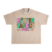French Oak Easter Saurus Nurse Easter Day Urban Heavy Tee - HowdyJamesFarm