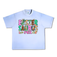 Grape Ice Easter Saurus Nurse Easter Day Urban Heavy Tee - HowdyJamesFarm