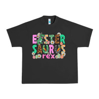 Pigment Black Easter Saurus Nurse Easter Day Urban Heavy Tee - HowdyJamesFarm