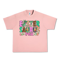 Salmon Easter Saurus Nurse Easter Day Urban Heavy Tee - HowdyJamesFarm