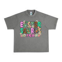Tornado Easter Saurus Nurse Easter Day Urban Heavy Tee - HowdyJamesFarm