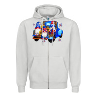 Dove Grey american flag gnomes truck sunflowers star leopard Zipper Hoodie - Artiststas