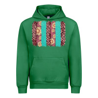 Emerald valentine's day floral leopard brushstroke Urban Hoodie - AdoDesignShop