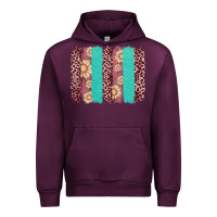 Mauve Wine valentine's day floral leopard brushstroke Urban Hoodie - AdoDesignShop