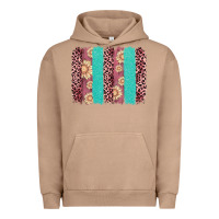 Pigment Burro valentine's day floral leopard brushstroke Urban Hoodie - AdoDesignShop