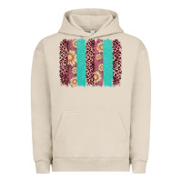 Pigment French Oak valentine's day floral leopard brushstroke Urban Hoodie - AdoDesignShop