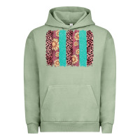 Pigment Oil Green valentine's day floral leopard brushstroke Urban Hoodie - AdoDesignShop