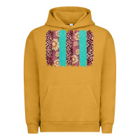 Pigment Peanut Butter valentine's day floral leopard brushstroke Urban Hoodie - AdoDesignShop