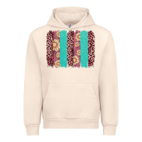 Sandshell valentine's day floral leopard brushstroke Urban Hoodie - AdoDesignShop
