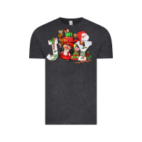Vintage Black christmas joy girl gnome Vintage Tee - CowGirlArtShop