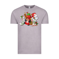 Christmas Joy Girl Gnome Vintage Tee | Teevron