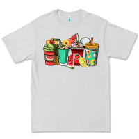 Dove Grey Fruits coffee cups Premium Tee - NancyCooperArtShop