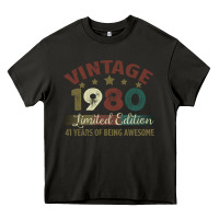 Asphalt Vintage 1980 Limited Edition 41 Years Of Being Awesome Heavy Core Tee - Bettercallsaul