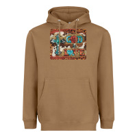God Is Love Cross Heavyweight Hoodie | Teevron
