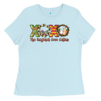 Baby Blue Xoxo the original love letters Ladies Tee - NancyCooperArtShop