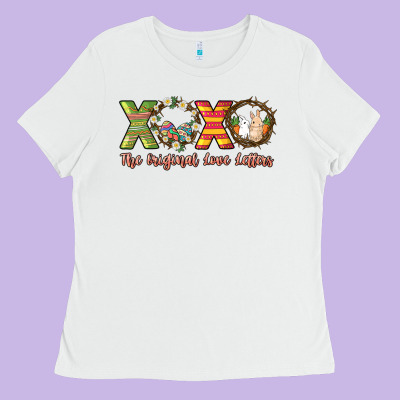 Xoxo The Original Love Letters Ladies Tee Designed By Nancycooperartshop