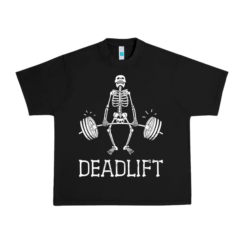 Deadlift Funny Halloween Skeleton Weight Lifting Workout Urban Heavy Tee by longCreatives | Teevron