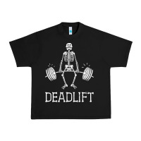 Black deadlift funny halloween skeleton weight lifting workout Urban Heavy Tee - longCreatives