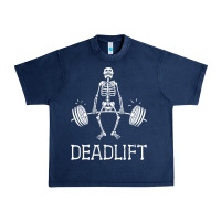 Navy deadlift funny halloween skeleton weight lifting workout Urban Heavy Tee - longCreatives