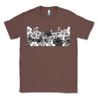 Chestnut black and white floral Classic Tee - TumblerDesignByShophia