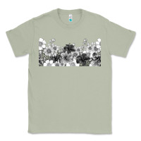 Matcha black and white floral Classic Tee - TumblerDesignByShophia