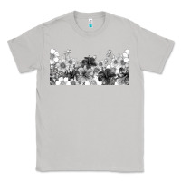 Moon Dust black and white floral Classic Tee - TumblerDesignByShophia