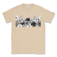 Mushroom black and white floral Classic Tee - TumblerDesignByShophia