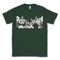 Sports Green black and white floral Classic Tee - TumblerDesignByShophia