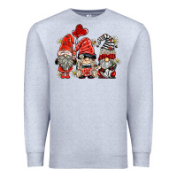 Heather Grey ladybug  gnomies Premium Sweatshirt - BarkalooDesign