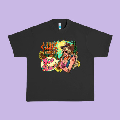 I Just Smile And Say God Bless Urban Heavy Tee Designed By Howdyjamesfarm