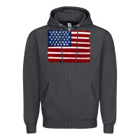 Smoke american flag Zipper Hoodie - Artiststas