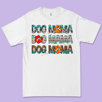 Dog Mama Dog Mama Dog Mama Premium Tee Designed By Texasbilliewilder