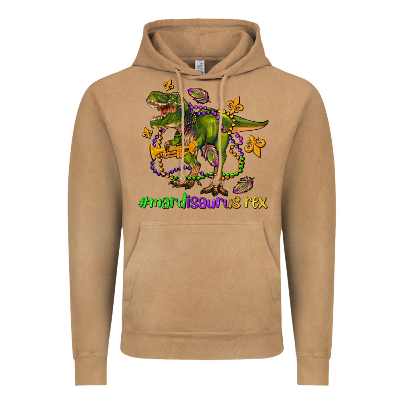 Mardi Saurus Rex Olivia Vintage Hoodie by OliviaCreatesArt | Teevron