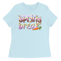 Baby Blue Spring break Ladies Tee - NancyCooperArtShop